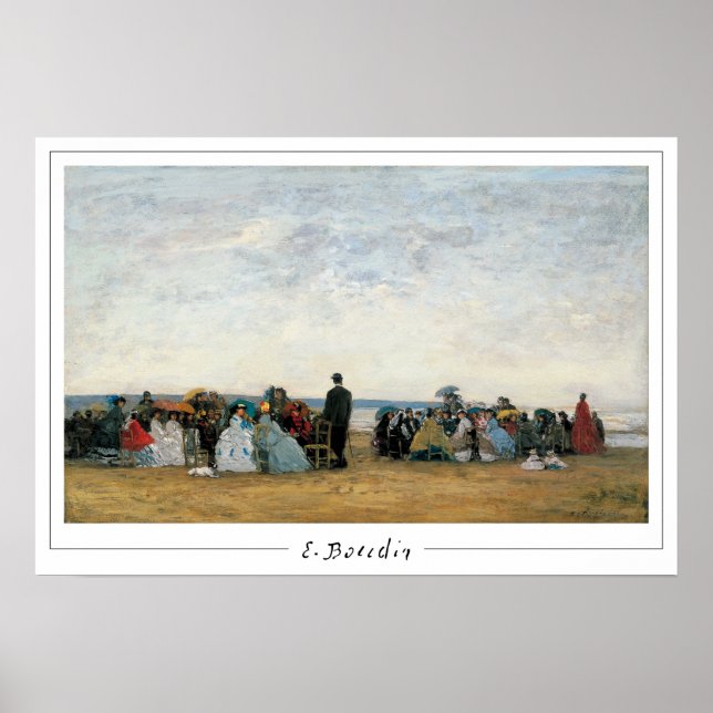 Poster Eugène Boudin Zedign Cartaz de Arte #24-2 (Frente)