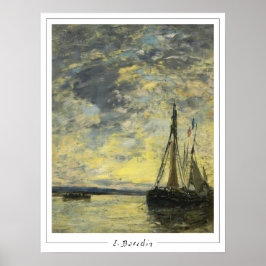 Poster Eugène Boudin Zedign Cartaz de Arte #275-2