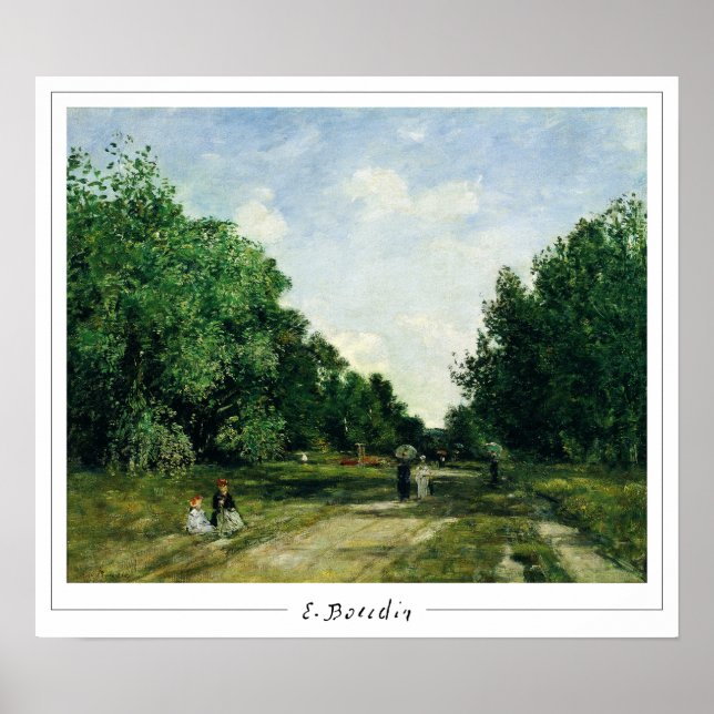 Poster Eugène Boudin Zedign Cartaz de Arte #28-2 (Frente)