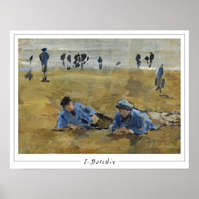 Poster Eugène Boudin Zedign Cartaz de Arte #295-2 (Frente)