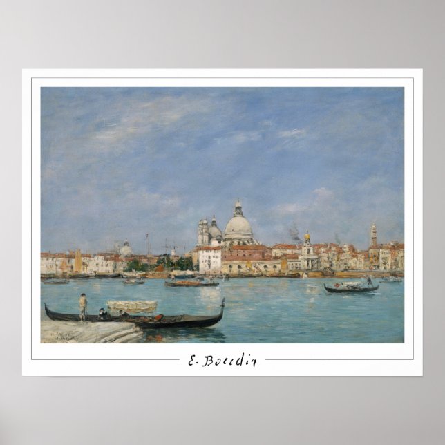 Poster Eugène Boudin Zedign Cartaz de Arte #30-2 (Frente)