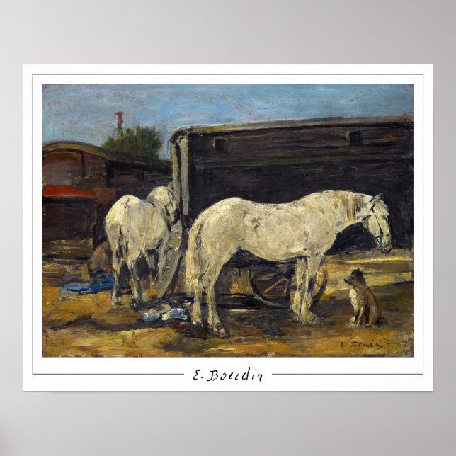 Poster Eugène Boudin Zedign Cartaz de Arte #389-2 (Frente)