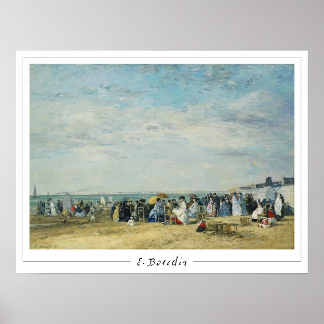 Poster Eugène Boudin Zedign Cartaz de Arte #4 (Frente)