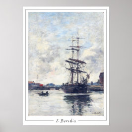 Poster Eugène Boudin Zedign Cartaz de Arte #418-2