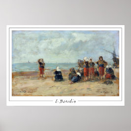 Poster Eugène Boudin Zedign Cartaz de Arte #494-2