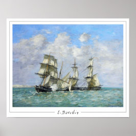 Poster Eugène Boudin Zedign Cartaz de Arte #69-2