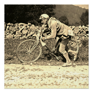 Póster Eugene Christophe Tour de France 1922 Aubisque