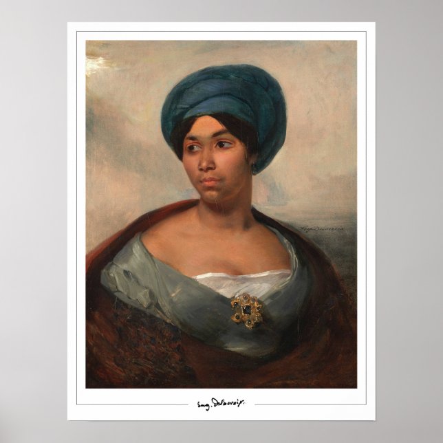 Poster Eugène Delacroix Zedign Cartaz de Arte #171 (Frente)