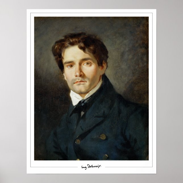 Poster Eugène Delacroix Zedign Cartaz de Arte #200 (Frente)