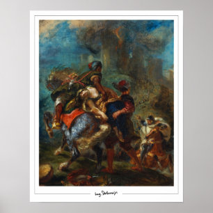 Poster Eugène Delacroix Zedign Cartaz de Arte #3