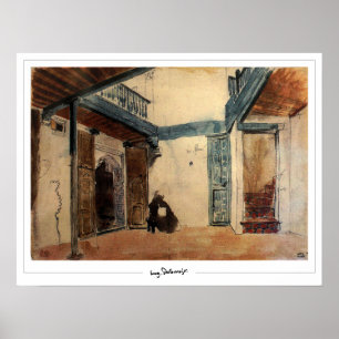Poster Eugène Delacroix Zedign Cartaz de Arte #339