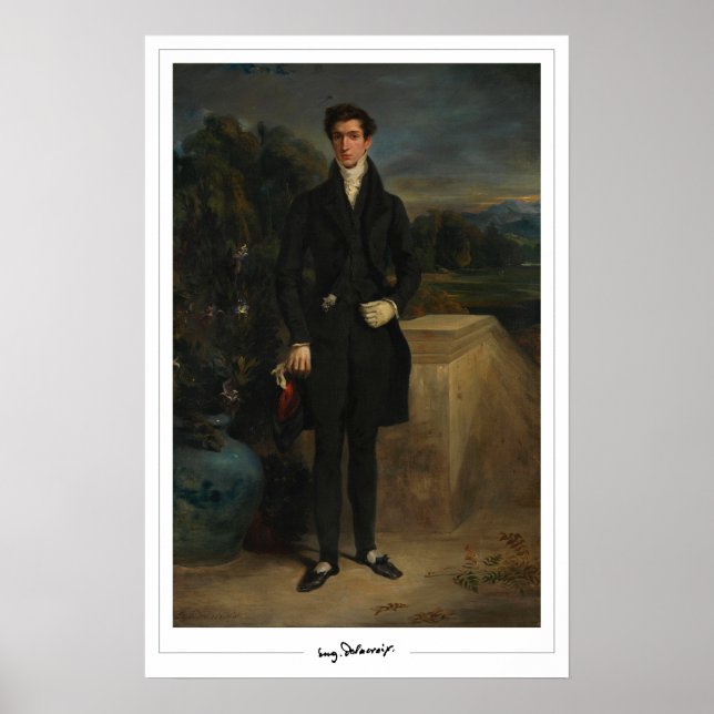 Poster Eugène Delacroix Zedign Cartaz de Arte #543 (Frente)