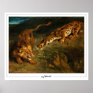 Poster Eugène Delacroix Zedign Cartaz de Arte #637