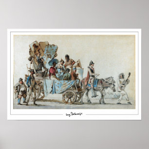 Poster Eugène Delacroix Zedign Cartaz de Arte #644