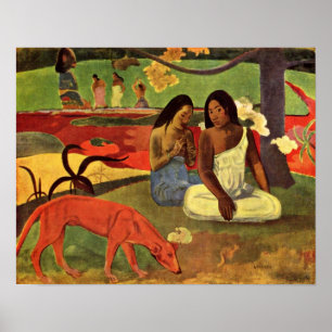 Póster Eugene Henri Paul Gauguin - Joyfulness