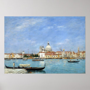 Poster Eugène Louis Boudin Veneza, Papais noeis Maria