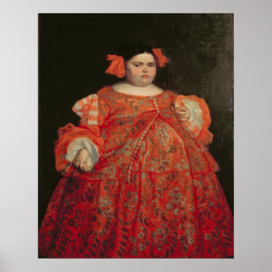 Póster Eugenia Marti'nez Vallejo, chamado La Monstrua