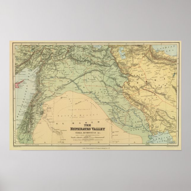 Póster Euphrates Valley, Síria (Frente)