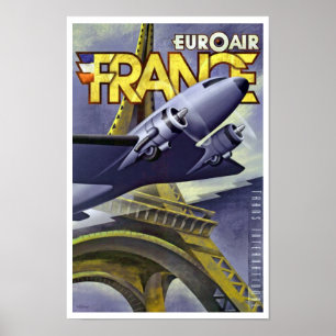 Póster Euroair ~ França