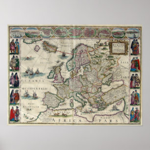 Póster Europa: 1644