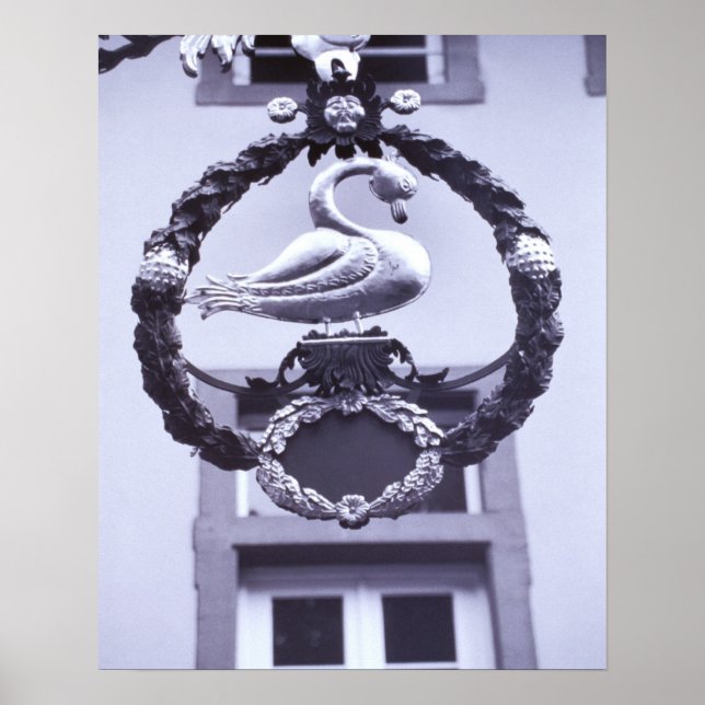 Póster Europa, Alemanha, Baden, Vuremberg, Heidelberg. (Frente)