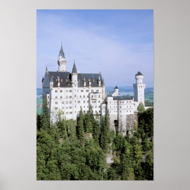 Póster Europa, Alemanha, Castelo de Neuschwanstein, const (Frente)