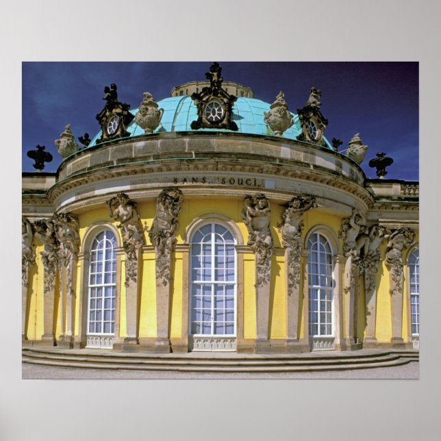 Póster Europa, Alemanha, Potsdam. Parque Sanssouci, 2 (Frente)