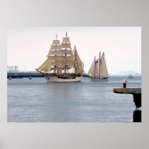 Poster Europa and American Eagle