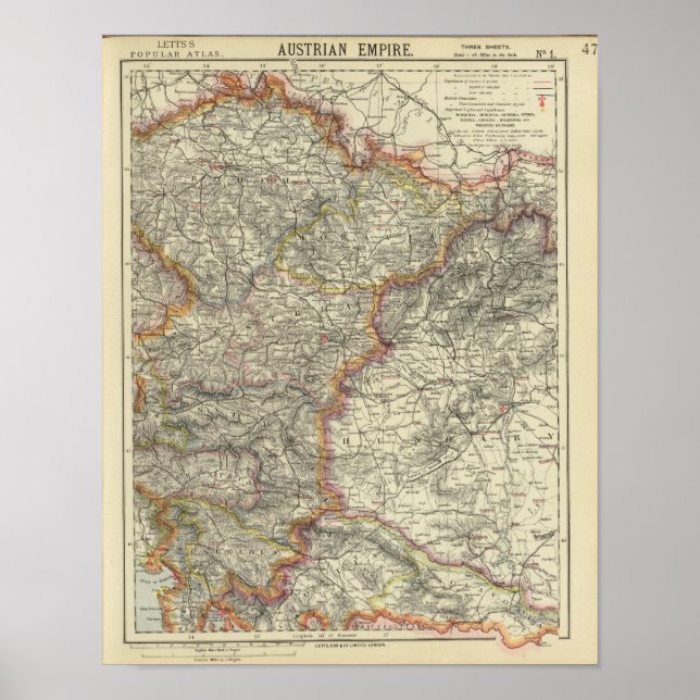 Póster Europa, Áustria, República Checa (Frente)