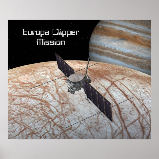 Poster Europa Clipper Mission (Frente)