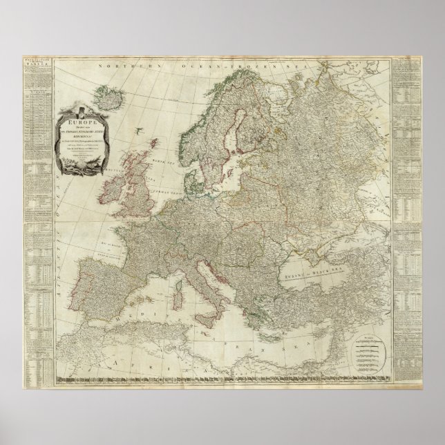 Póster Europa composta 2 (Frente)