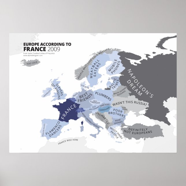 Poster Europa de acordo com a França (Frente)