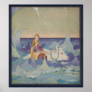 Póster Europa e Bull