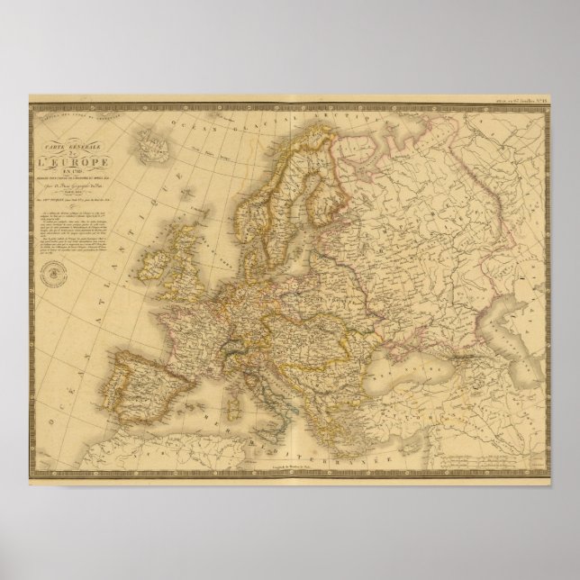 Póster Europa em 1813 2 (Frente)
