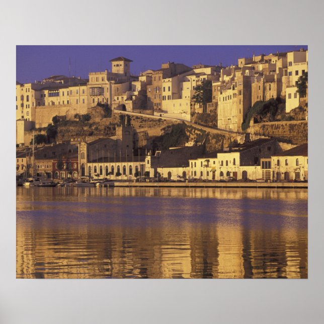 Póster Europa, Espanha, Ilhas Baleares, Minorca, Mao. Ama (Frente)