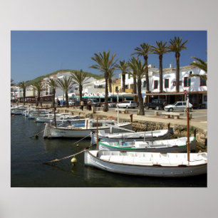 Póster Europa, Espanha, Minorca (também conhecida por Me