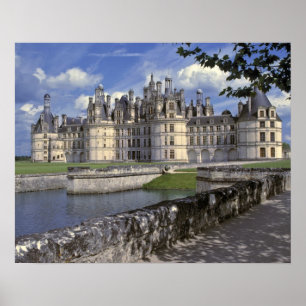 Póster Europa, França, Chambord. Impondo Chateau