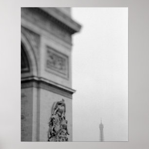 Poster Europa, França, Paris. Arc de Triomphe e 2