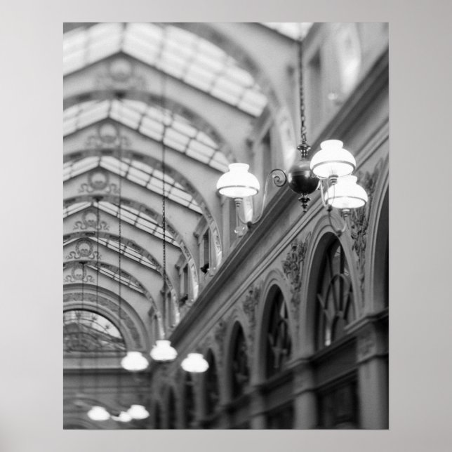 Póster Europa, França, Paris. Interior, Galerie (Frente)