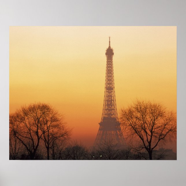 Poster Europa, França, Paris. Torre Eiffel (Médio (Frente)