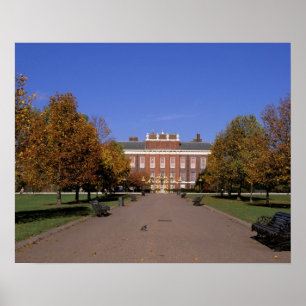 Póster Europa, Inglaterra, Londres. Palácio Kensington e