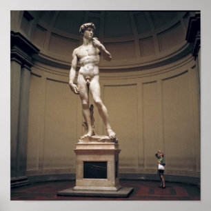 Póster Europa, Itália, Florença. O tamanho real do