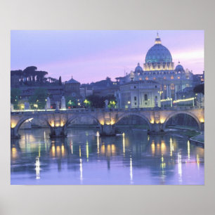 Póster Europa, Itália, Roma, O Vaticano. Rua, do Peter