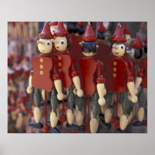 Póster Europa, Itália, Toscana, Collodi, Casa de