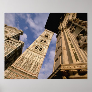 Póster Europa, Itália, Toscana, Florença. Piazza del 3
