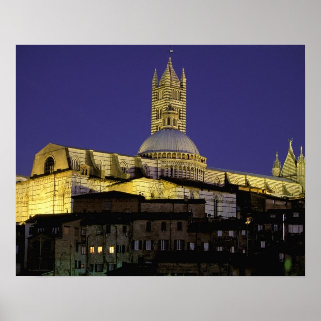 Póster Europa, Itália, Toscana, Siena. Século XIII (Frente)