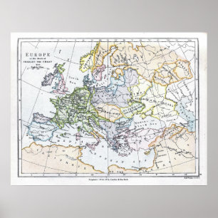 Póster Europa na morte de Charles o excelente: ANÚNCIO