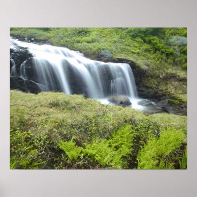 Poster Europa, Noruega. Cachoeira. (Frente)
