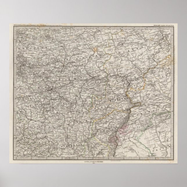 Poster Europa Oriental, Rússia Central (Frente)