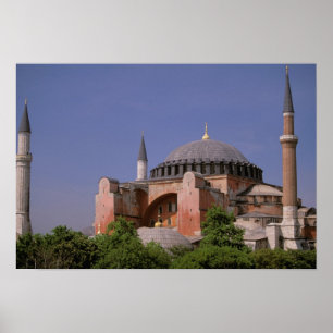 Póster Europa, Oriente Médio, Turquia, Istambul. Aya